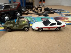 Vintage A-Team B A Hannibal Murdock Face Vans Vette Jeep Accessories Cards