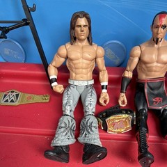 Toy Biz WCW Vintage Die-Cast Metal Plastic Wrestling Figures Set of 3 WWE