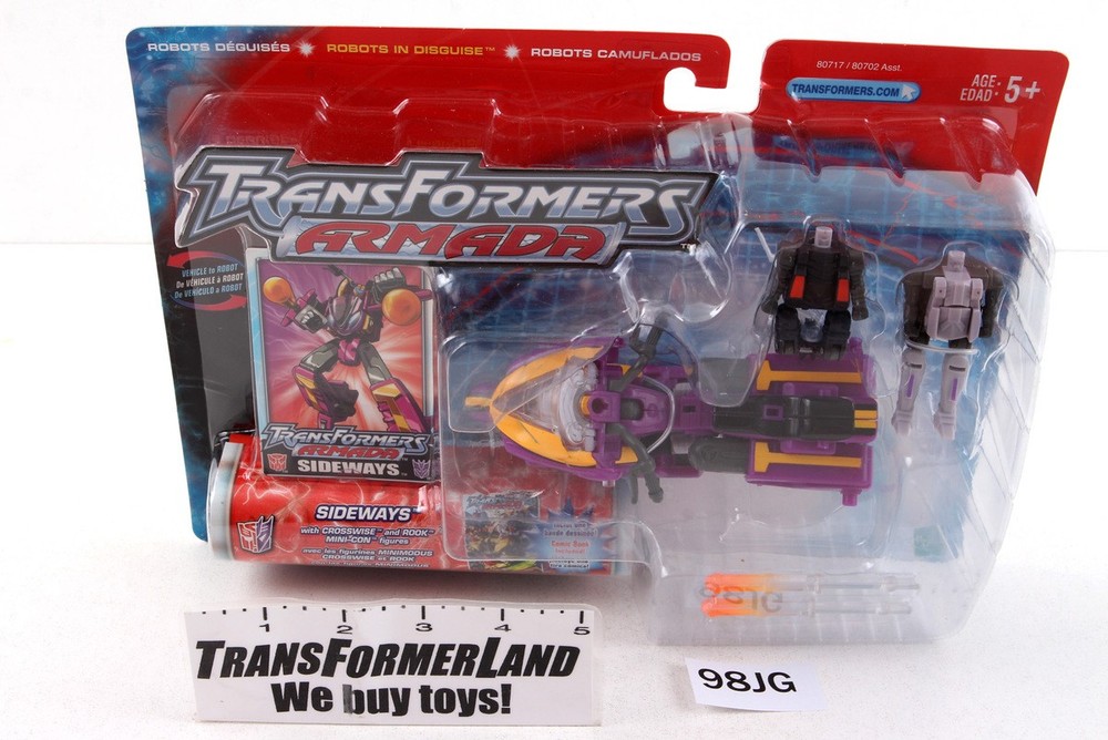Transformers Armada Super-Cons Sideways Crosswise Rook Sealed MISB MOSC
