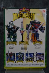 Bandai Mighty Morphin Power Rangers Dragonzord 100% Complete in Box Autographed