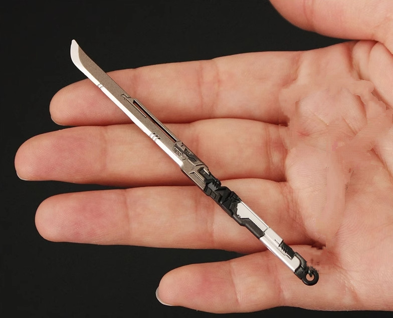 1/12 Carbon Yama Sword Blade Weapon Model For 6” Action Figure Body 3.54”
