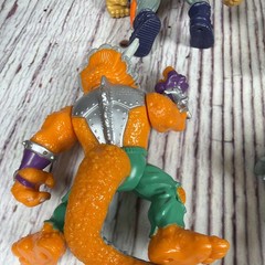 Vintage Lot Of 8 TMNT Action Figures 1990’s Turtles