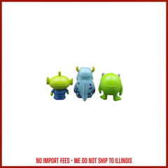 HOT SALE 3.2/4.3cm James Mike MrQ Sulley Action Figures Dolls Desktop Decor