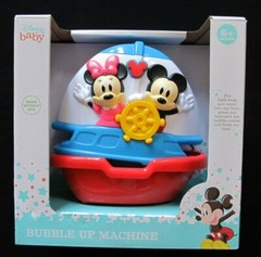 Disney Baby Mickey Mouse Clubhouse Bath Toy Bubble Maker Bubble Up Machine NEW