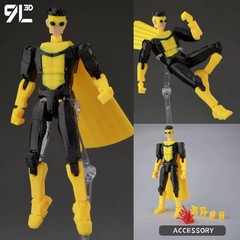 9L3D Lucky 13 Invincible Mark 1/12 Multi-Jointed Action Figure NEW