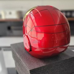Iron Man Gold MK5 Helmet Electronic Voice Activated Open&Close Mask Autoking New