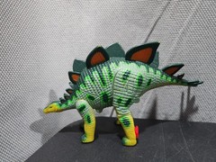 4″ STEGOSAURUS ANIMAL TOY ROBOT GREEN DINOSAUR TRANSFORMERS BOT