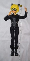 Miraculous Ladybug & Cat Noir Dolls 2-Pack Poseable Preowned