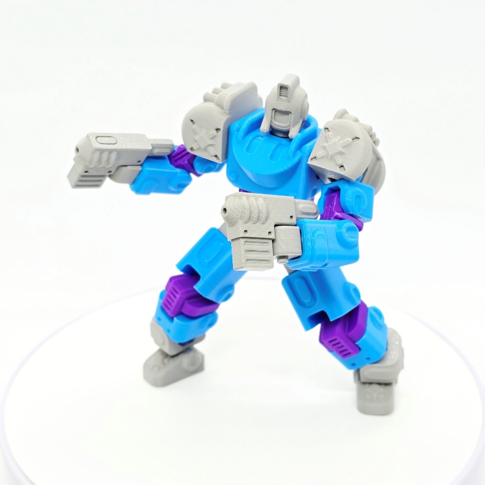 Operator V1.0 | Robot Mech Action Figure | 3D Printed Humanoid Articulated Toy