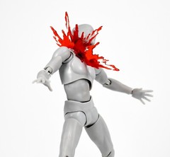 Modular Blood Effect Set for ~1/12 or six inch action figures – 14 piece set