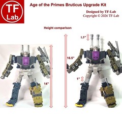 Upgrade Kit: Transformers Bruticus Onslaught Vortex Blast Off Age of Primes