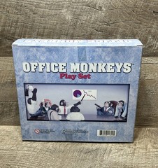 Accoutrements Office Monkeys Play Set Figurines Made in 2007 – Brand NEW