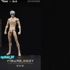 VTOYS X BMS 1:12 Male Anime Flexible Doll 6″ Action Figure Jointed Body w/ Head