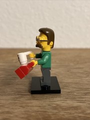 Ned Flanders The Simpsons Block Mini 2.5” Figure Abs Plastic Toy
