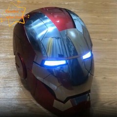 Cosplay AUTOKING Iron Man MK5 1:1 Wearable Voice-control Mask Helmet Halloween