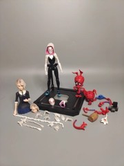 Spider-Man:Into The Spider-Verse Spider-Gwen & Spider-Ham 1:12 SV-Action Figure