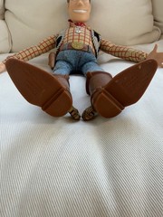Disney Pixar Thinkway Toy Story 1995 Woody doll 16” (READ)