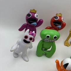 Lot Of 8 Rainbow Friends Phatmojo Purple Blue Green Orange Red White