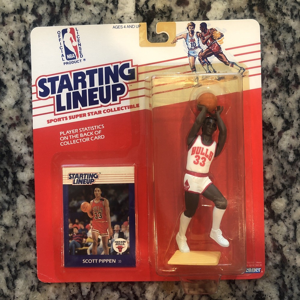1988 Kenner Starting Lineup Scottie Pippen Rare SLU Bulls HOF NBA
