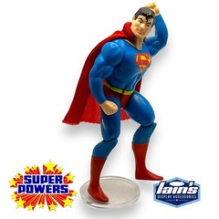 20 x Vintage Super Powers Action Figure Stands – Clear (T2c)
