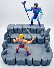 1:18 Scale MOTU Snake Mountain Riser Diorama Base Detolf Figure Photography