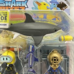 Devseries Shark Bite 2 Shark Cage Toy + Virtual Item Code – New