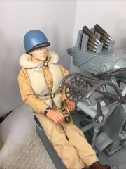 1/6 CUSTOM WW2 US NAVY BOFORS 40MM ANTI AIRCRAFT GUN BATTERY + 2 CUSTOM FGURES