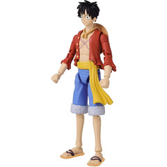 Bandai- One Piece Anime Heroes Monkey D. Luffy 6.5” Action Figure