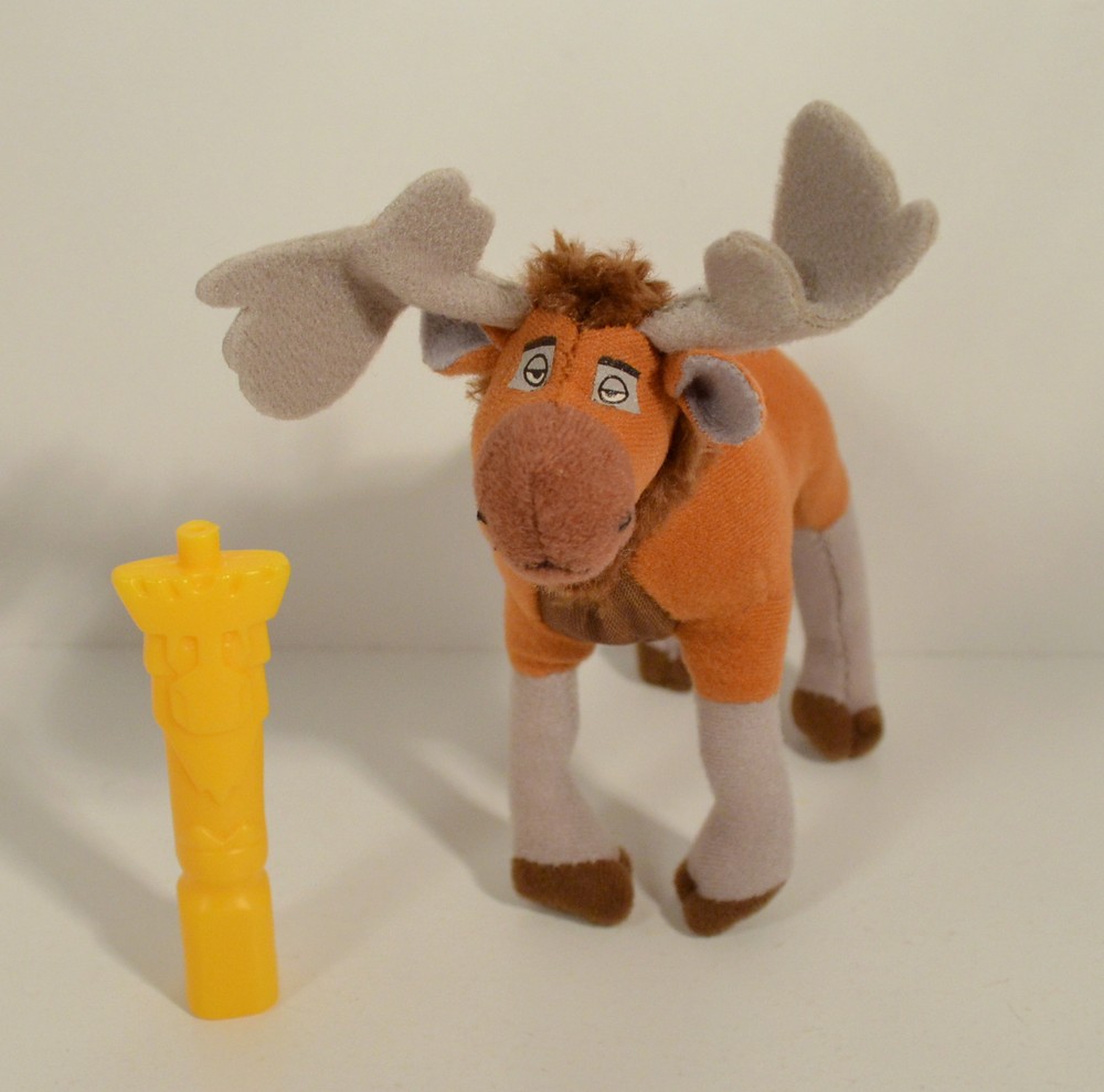 2003 Tuke Moose 5″ McDonald’s Europe Plush Action Figure Disney Brother Bear