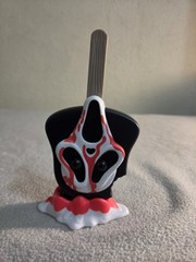 Culturefly Meltz- Scream Ghostface (Bloody Face) Vinyl Ice Cream Bar Figure