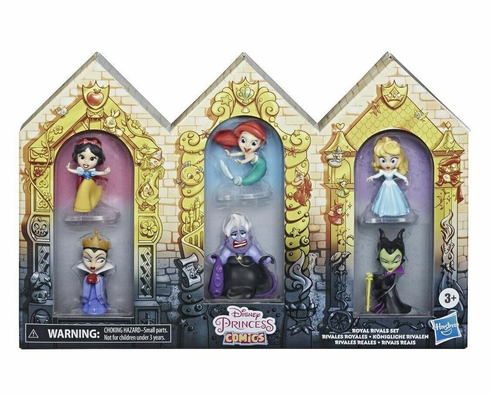 Disney Princess Comic Royals Rival Set Ursula Ariel Aurora Maleficent New