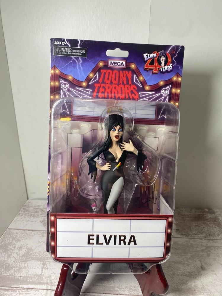 NECA Toony Terrors Elvira 40 Years Anniversary Mistress of the Dark