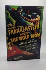 Sideshow Universal Monsters Frankenstein Meets The Wolf Man 12″ 2001 New Rare