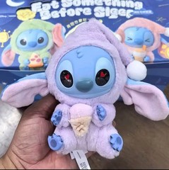 2025! New Stitch Eat Something Before Sleep Series Plush AUTHENTIC Blind Box