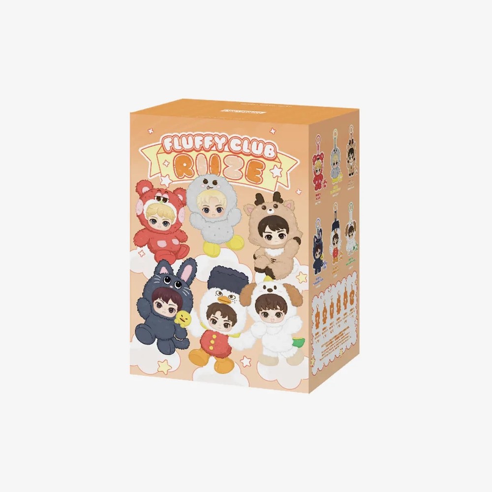 POP MART RIIZE Fluffy Club Series Vinyl Plush Pendant/Figures/Pouch Blind Box
