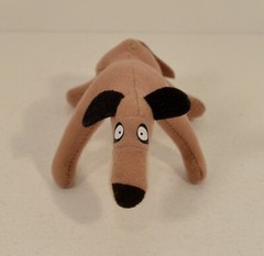 RARE 2001 Scratchy 4″ Plush Figure McDonald’s EUROPE Disney Lady and the Tramp 2