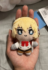 Aigis P3 Reload 4″ Plush Keychain – Persona 25th Anniversary Collectible Gift