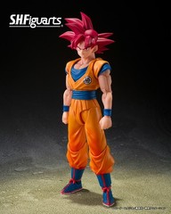 Bandai S.H.Figuarts Dragon Ball Super Saiyan God Son Goku God Aura Action Figure