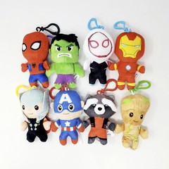 Marvel Plush Danglers – Lot of 100 NEW Clip-Ons – All 8 Varieties!!