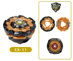 Burst Beyblade CX-11 Emperor Might Deck Black Orange Spinning Top Gyro Toy Gift