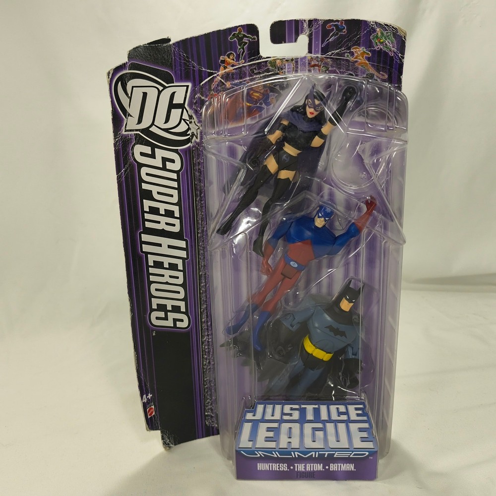 DC Super Heroes Justice League Unlimited Huntress Atom Batman Action Figure