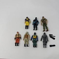 Preowned Vintage GI Joe Variety Figure Lot w/ Tiger Force Tiger Cat (INCOMPLETE)