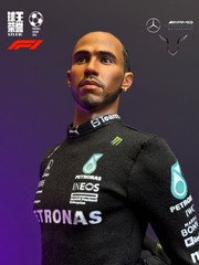 Lewis Hamilton 7x Champion Mercedes F1 1/6 Figure & Car Model – In Stock