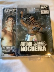 ANTONIO NOGUEIRA SIGNED ACTION FIGURE TOY UFC MMA MIXED MARTIAL ARTS COA