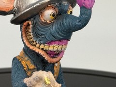 VRHTF RARE COOL ED “BIG DADDY” ROTH RAT FINK STYLE BIMBO THE ELEPHANT IN CAR “