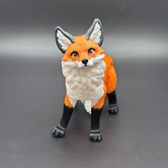 12cm Fox Posable Eco-friendly Safe Precision-printed Gift Toy 3DPrinted Ordinary