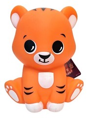 Big Rubber Zoo Animal Collectible Mix (5″-6.5″)Colorful Figures, Elephant, Tiger