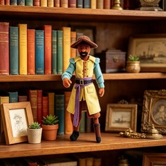Backrooms Movie Captain Clark Plush With Hat Movie Character Toys