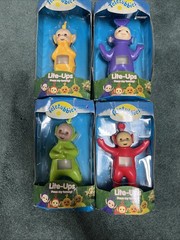 Vintage 1998 Teletubbies Lite-Ups Collectible Set Of 4 Yellow, Red Green,Purple