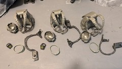 G.I. Joe Classified para trooper chute and helmet and mask